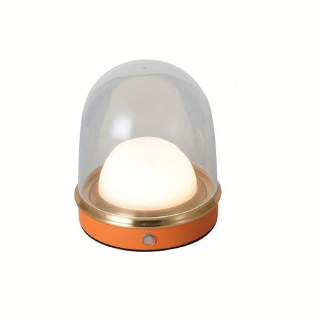 Modern Touch Table Lamp  Glass Dome With Color Base - Product detail 7