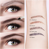 Waterproof Eyebrow Pen  4-Tip Liquid Precision Applicator - Detailed view