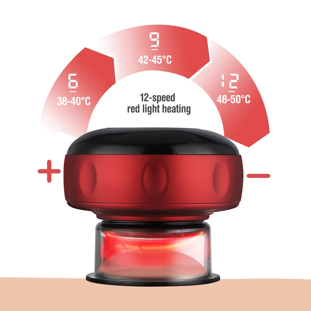 Smart Cupping Massage Device  Digital Control With Heat Therapy - Product detail 5