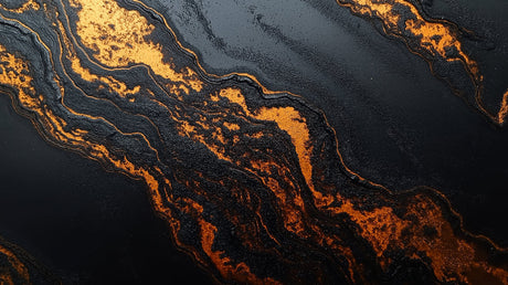 Black and gold marble design file showing intricate veining pattern and premium quality finish