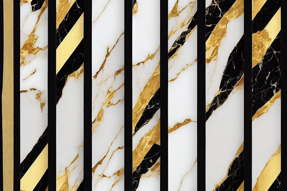 Black and gold marble wallpaper design file showing detailed striped pattern
