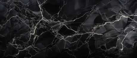 Black marble wallpaper design file showing intricate white veining pattern and texture details