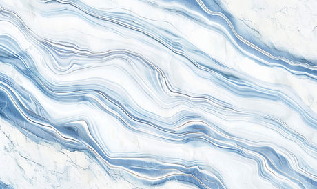 Design file showing detailed blue and white marble wave pattern texture and color flow