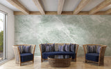 Natural stone wallpaper adding sophistication to home office space