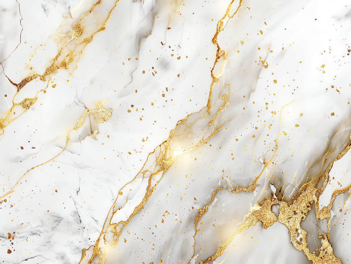 White and gold marble design file showing intricate vein pattern and texture details