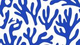 Blue Coral Pattern Wallpaper design file showing detailed marine-inspired pattern