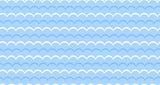 Blue wave pattern design file showing detailed scalloped marine pattern