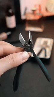 Professional Nail Care Set  Slant Edge Clipper With Glass File - Detailed view
