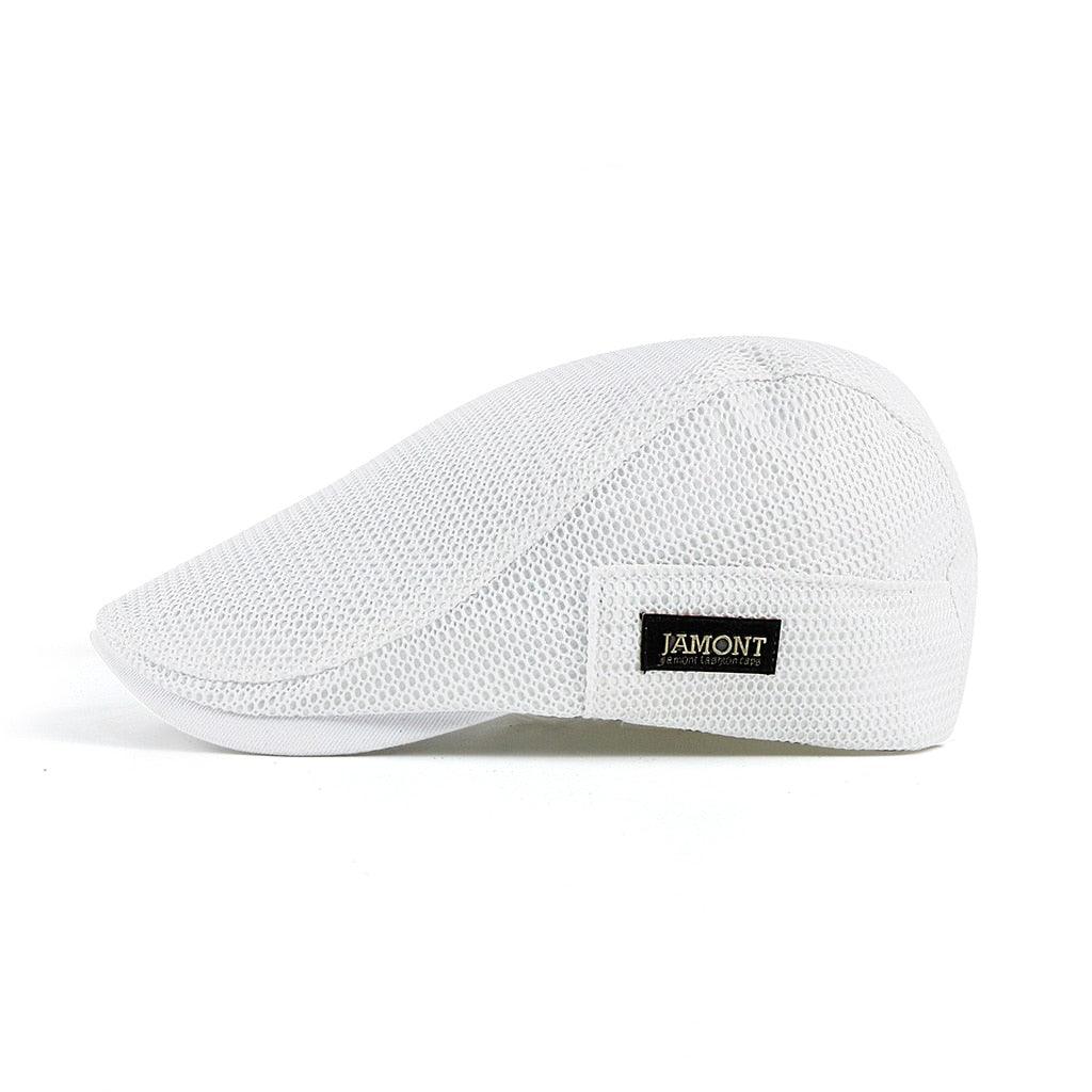 Mesh Ventilated Cap  Lightweight Cotton Summer Hat - Detailed view
