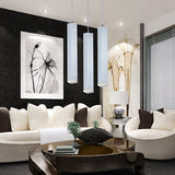 Modern Mini Pendant Light  Slim LED Cylinder Design - Product example