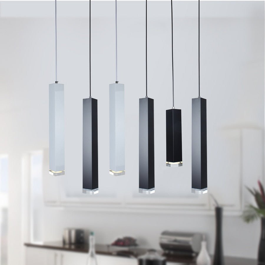 Modern Mini Pendant Light  Slim LED Cylinder Design - Product detail 6
