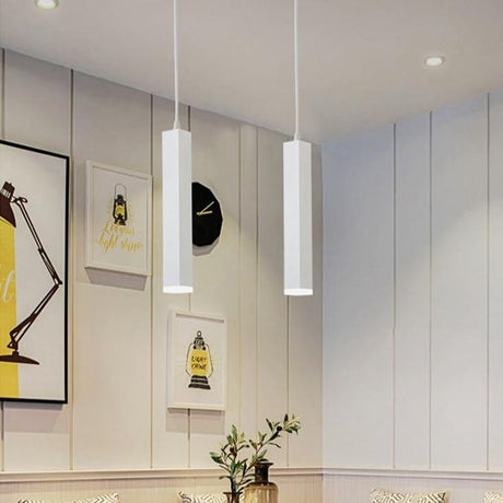 Modern Mini Pendant Light  Slim LED Cylinder Design - Product detail 4