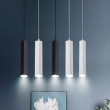 Modern Mini Pendant Light  Slim LED Cylinder Design - Detailed view