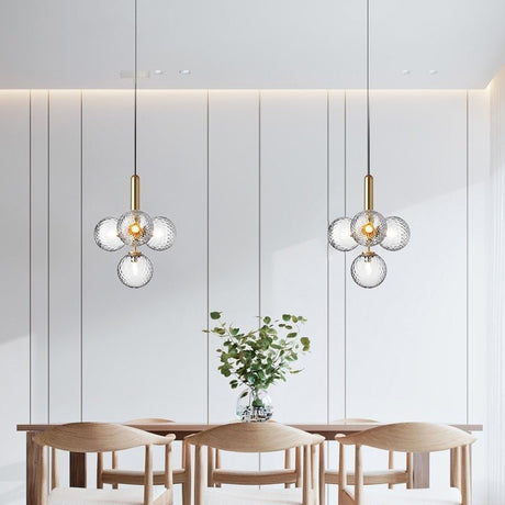 Modern Glass Pendant Light  Globe Cluster Design - Product detail 5