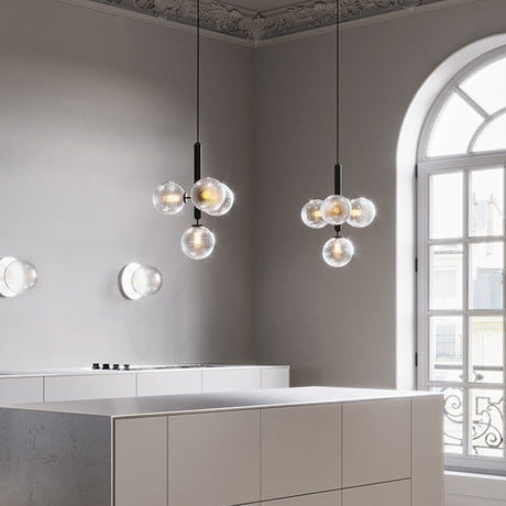 Modern Glass Pendant Light  Globe Cluster Design - Product detail 6