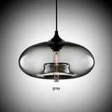 Modern Glass Pendant Light  Colored Dome Shade Design - Product detail 12