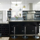 Modern Glass Pendant Light  Colored Dome Shade Design - Product detail 7