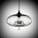 Modern Glass Pendant Light  Colored Dome Shade Design - Product detail 11