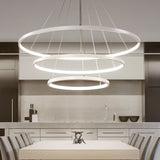 Modern Spiral Chandelier  LED Ring Ceiling Light - Product detail 12