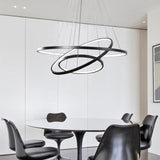 Modern Spiral Chandelier  LED Ring Ceiling Light - Product detail 13
