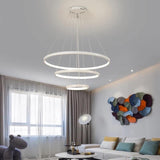 Modern Spiral Chandelier  LED Ring Ceiling Light - Product detail 5