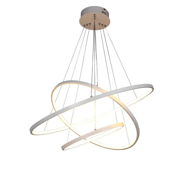 Modern Spiral Chandelier  LED Ring Ceiling Light - Product detail 9
