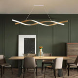Modern Spiral Chandelier  Wave Design LED Pendant Light - Product detail 5
