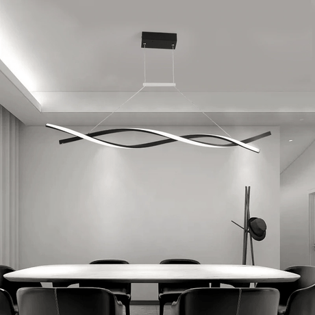 Modern Spiral Chandelier  Wave Design LED Pendant Light - Product detail 7