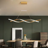 Modern Spiral Chandelier  Wave Design LED Pendant Light - Product detail 8