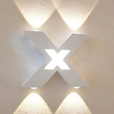 Modern LED Wall Light  Cross-Shaped Outdoor Sconce - Product detail 4