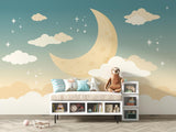 Night Sky Wallpaper creating magic in modern kids bedroom