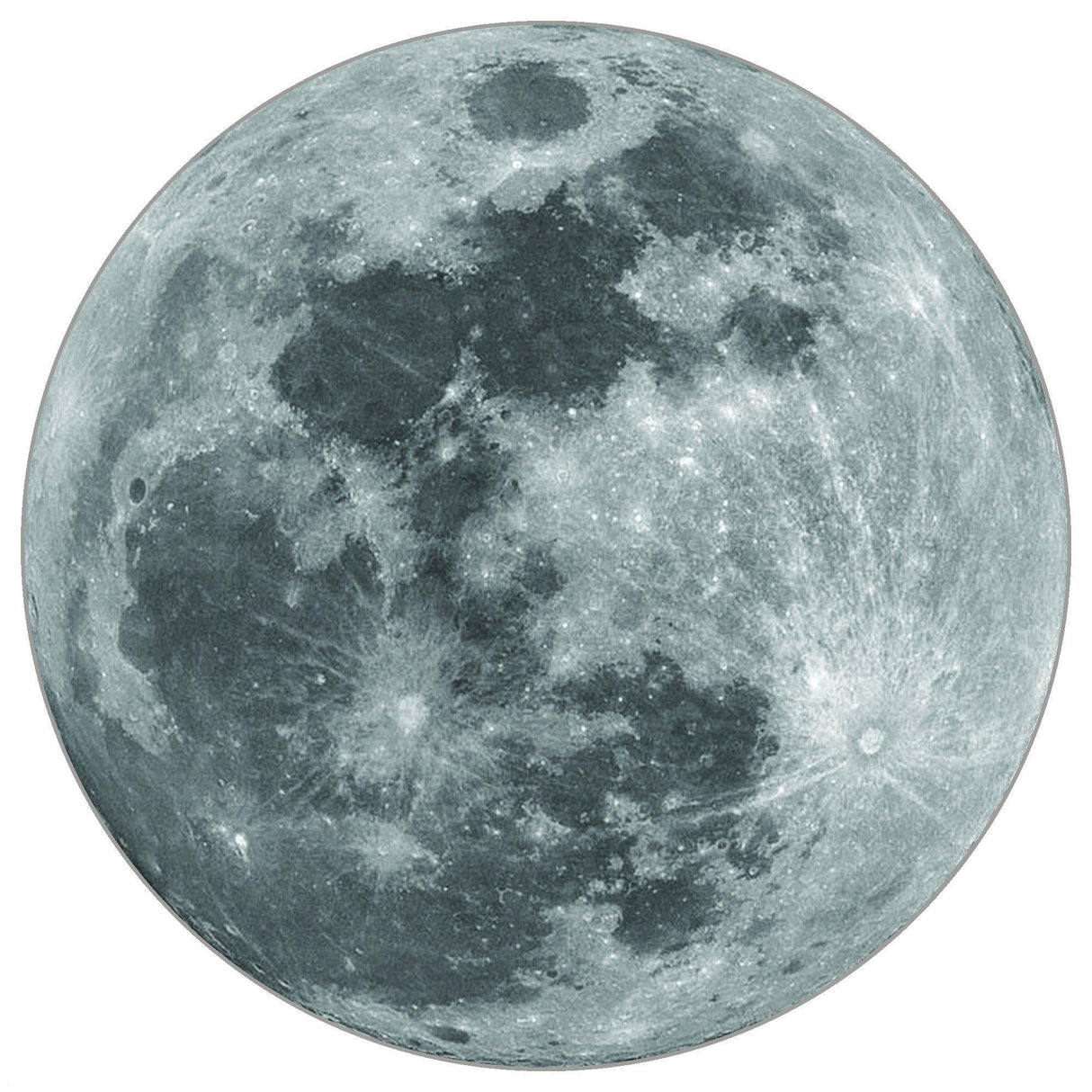Moon wallpaper design file showing detailed lunar surface pattern and texture