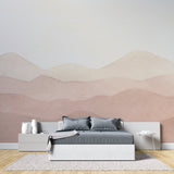 Mountain range design adding sophistication to a dining room space