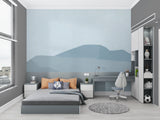 Minimalist mountain design transforming a home office with clean lines