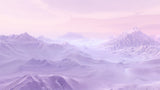 Purple Mountain Range design file showing detailed misty peaks pattern and color gradients