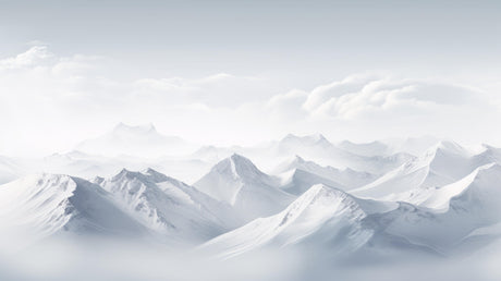 Mountain wallpaper design file showing watercolor texture and snowy peaks pattern