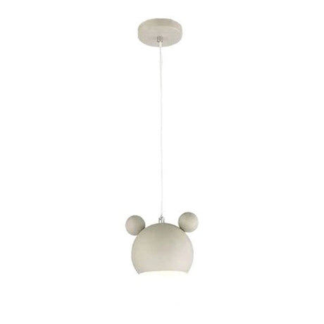 Kids Pendant Light  Mouse Shape Design in Gray Metal - Product detail 8