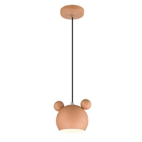 Kids Pendant Light  Mouse Shape Design in Gray Metal - Product detail 10