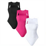 Seamless Shaping Bodysuit  Ribbed Compression Tank Design - Product detail 10