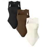 Seamless Shaping Bodysuit  Ribbed Compression Tank Design - Product detail 8