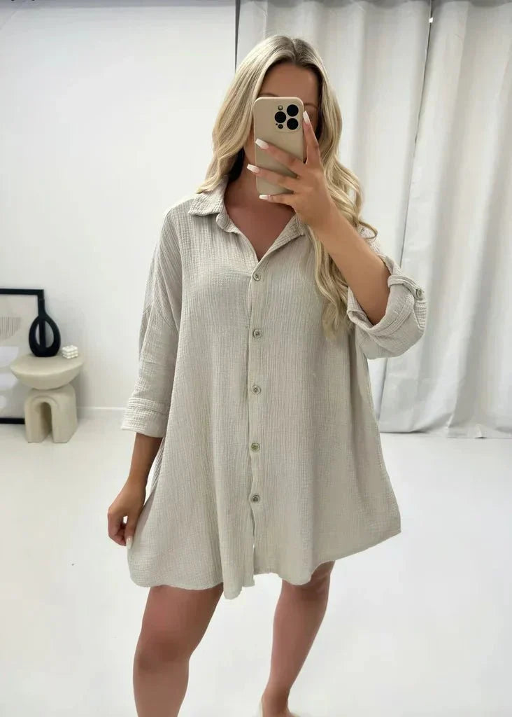 Boho Sequin Shirt  Embellished Eye Design Beach Cover Up - Product detail 6