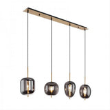 Modern Pendant Light  Smoke Glass Multi Globe Design - Product detail 24