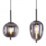 Modern Pendant Light  Smoke Glass Multi Globe Design - Product detail 11