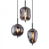 Modern Pendant Light  Smoke Glass Multi Globe Design - Product detail 10
