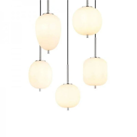 Modern Pendant Light  Smoke Glass Multi Globe Design - Product detail 26