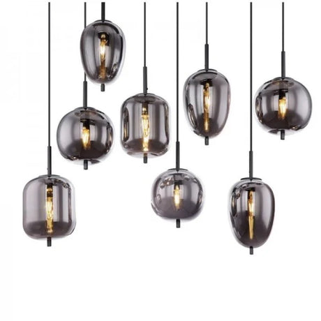 Modern Pendant Light  Smoke Glass Multi Globe Design - Product detail 20