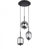 Modern Pendant Light  Smoke Glass Multi Globe Design - Product detail 16