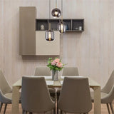 Modern Pendant Light  Smoke Glass Multi Globe Design - Product detail 4