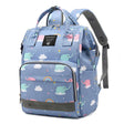 Kids Waterproof Backpack  Elephant Rainbow Pattern Diaper Bag - Product showcase