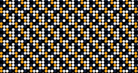 Geometric Mural Wallpaper  Modern Circular Pattern in Black and Gold - Detailed wallpaper pattern view